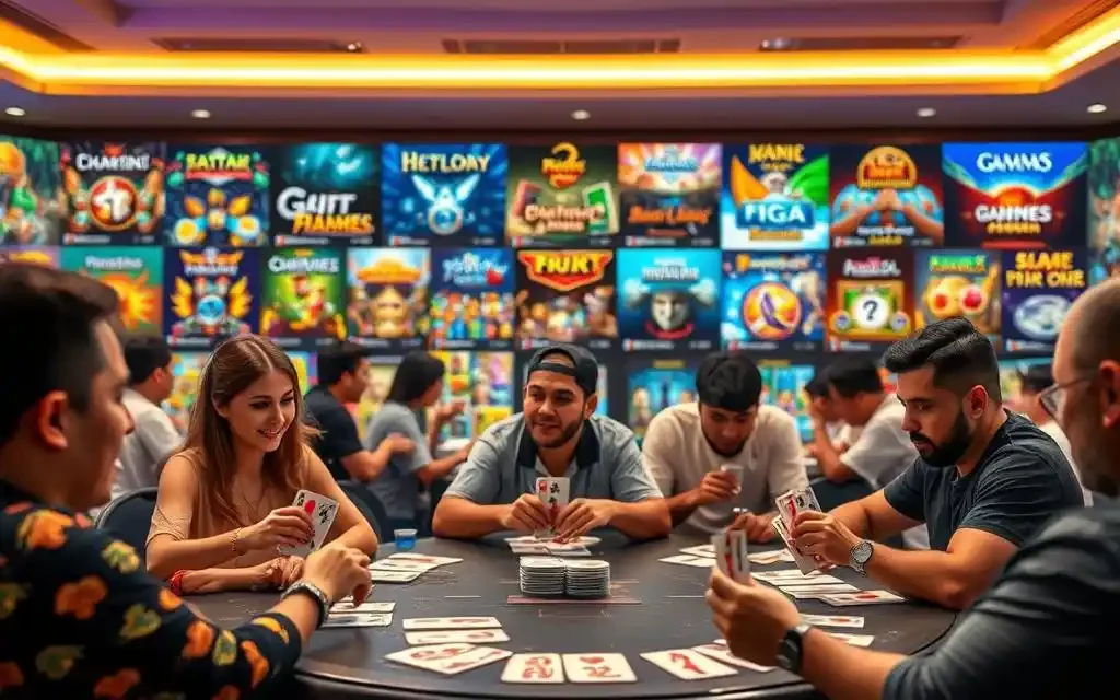 Các trò chơi bài đa dạng tại iwin