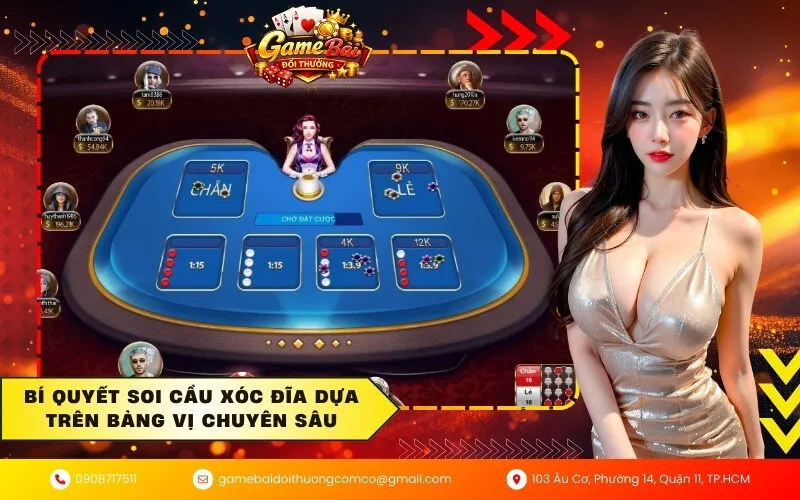 Bí quyết soi cầu Xóc Đĩa dựa trên bảng vị chuyên sâu