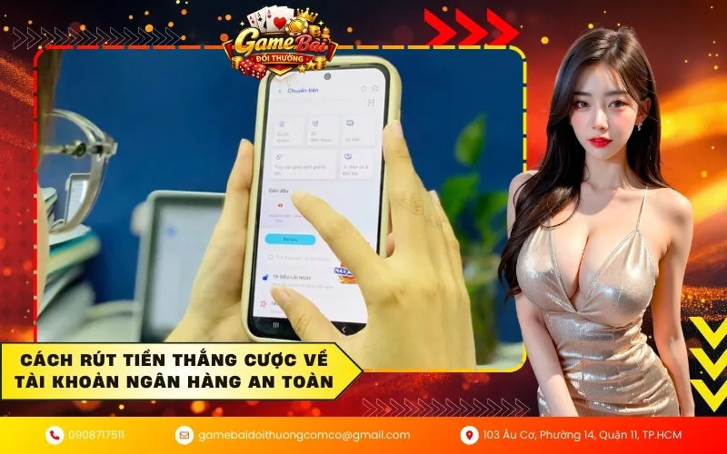 Cách rút tiền thắng cược về tài khoản ngân hàng an toàn