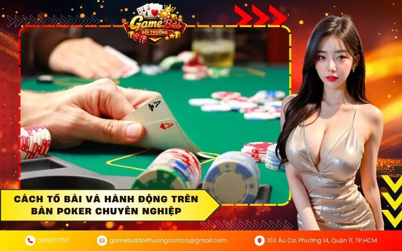 Cách tố bài và hành động trên bàn Poker chuyên nghiệp