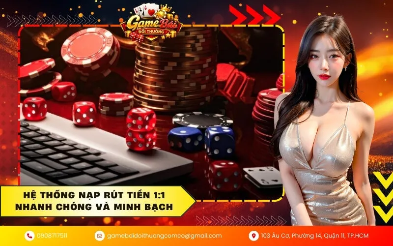 Hệ thống nạp rút tiền 11 nhanh chóng và minh bạch