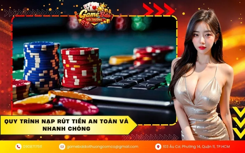 Quy trình nạp rút tiền an toàn và nhanh chóng