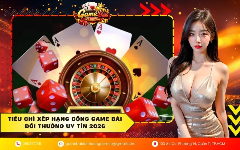 Tiêu chí xếp hạng cổng game bài đổi thưởng uy tín 2026
